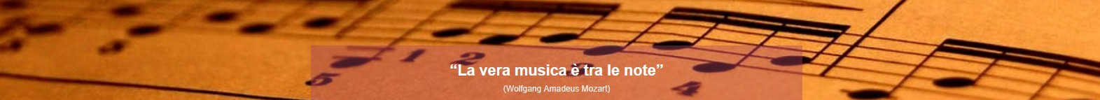 Musical notation with a quotation about music